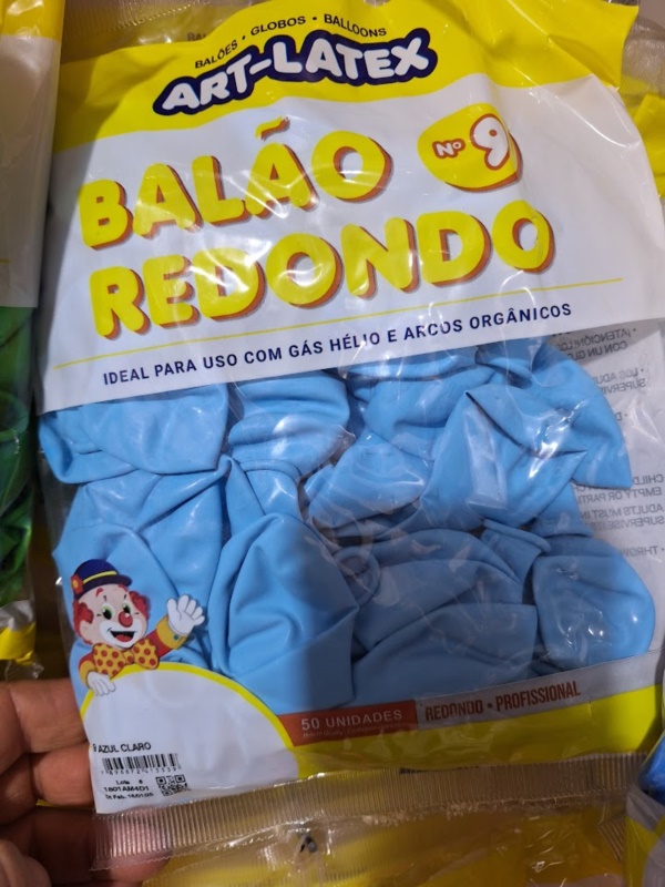 BAL�O 9 LISO C/50 AZUL